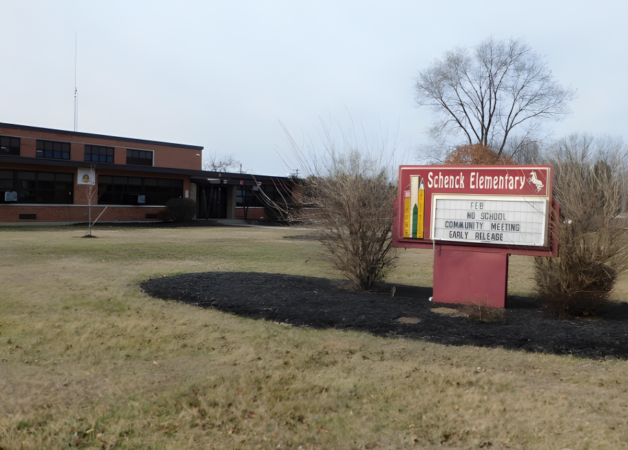Schenck Elementary School sign